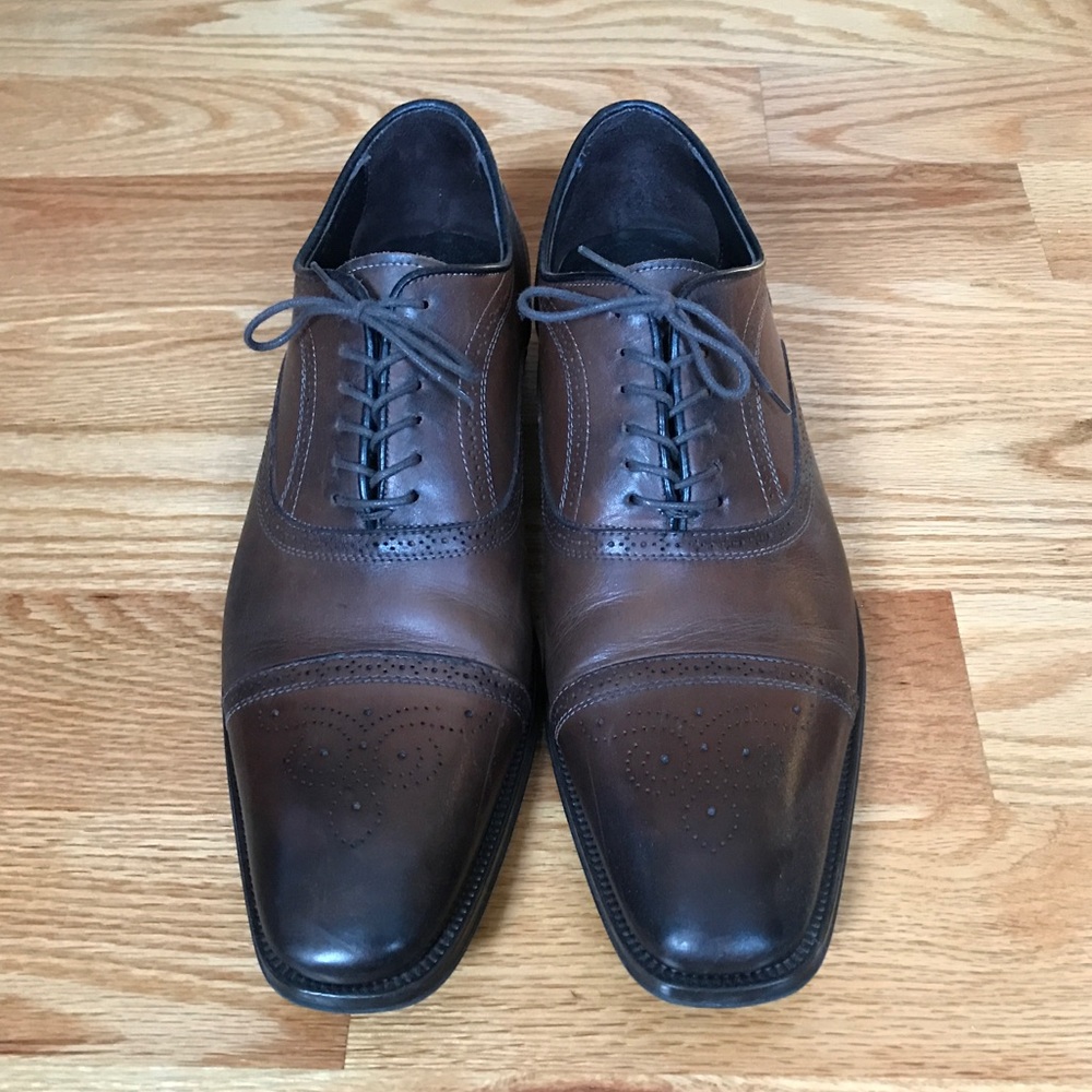 ✖️To Boot New York Men's Brown Leather Oxford